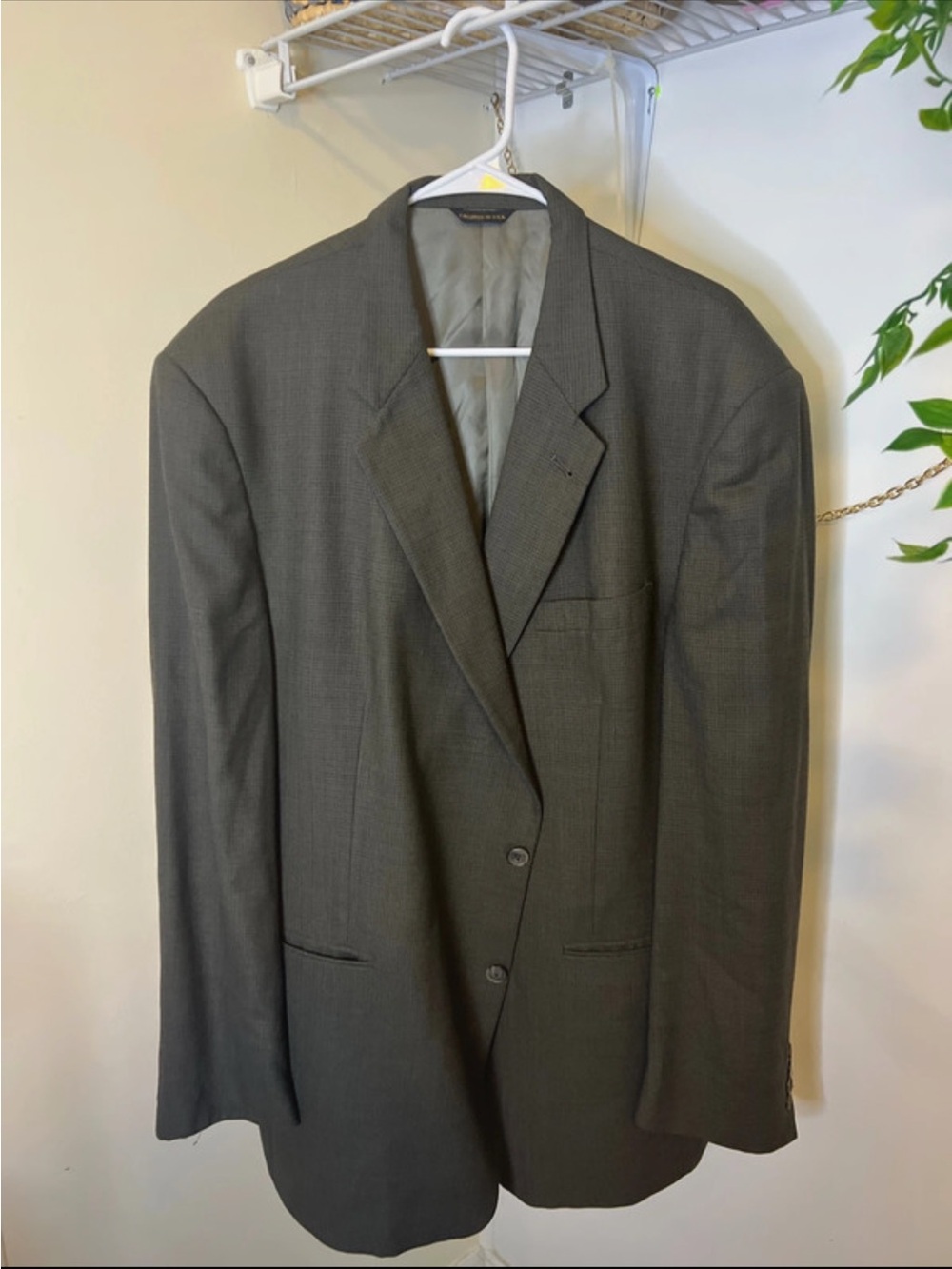 Austin Reed Men's Charcoal Two-Button Sport Coat